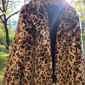 Forever 21 Animal Print jacket Large